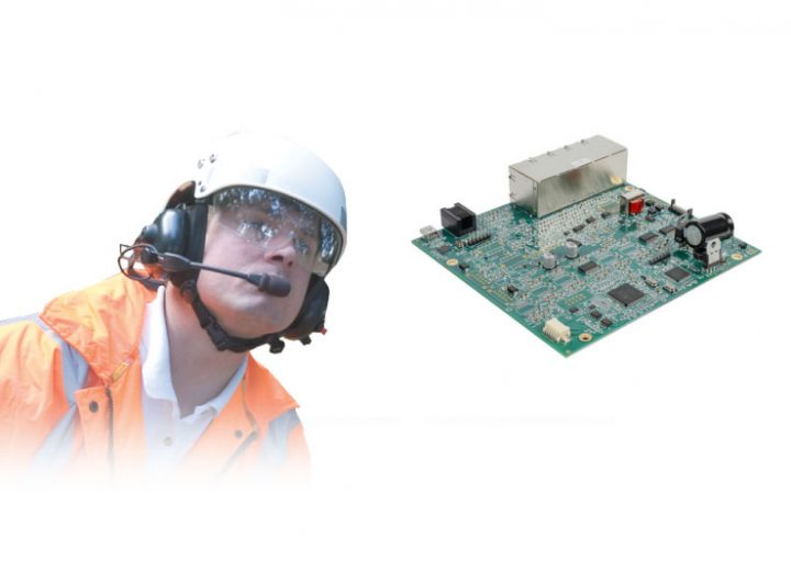 Communication headset for Aerospace products