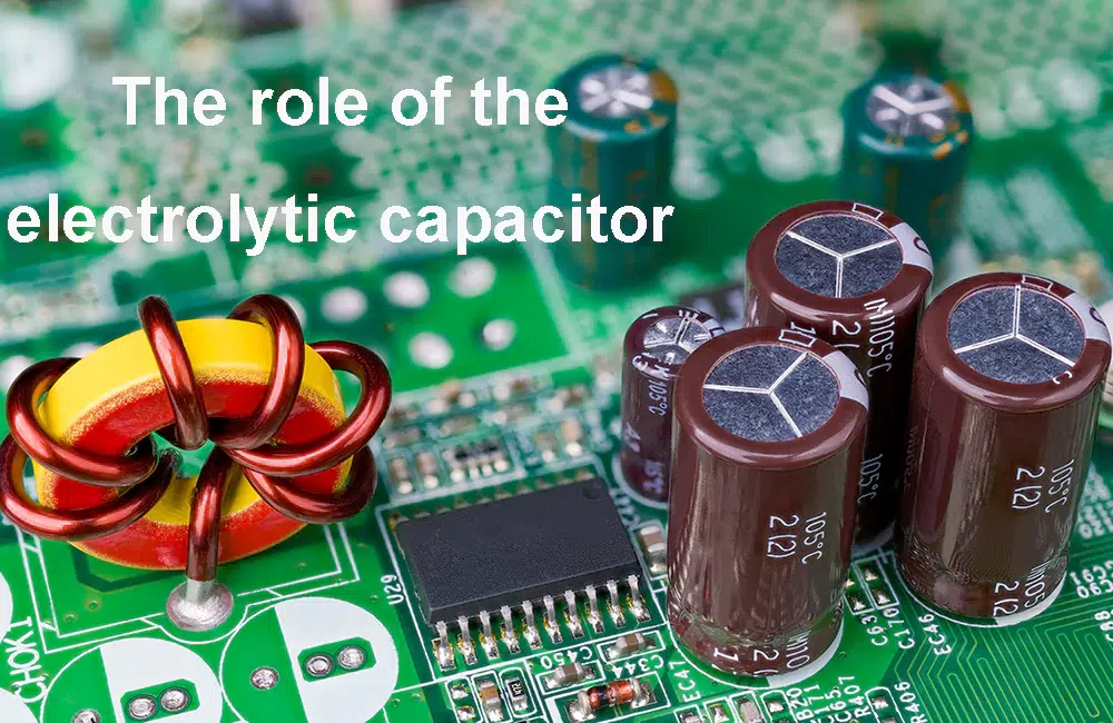 The role of the electrolytic capacitor