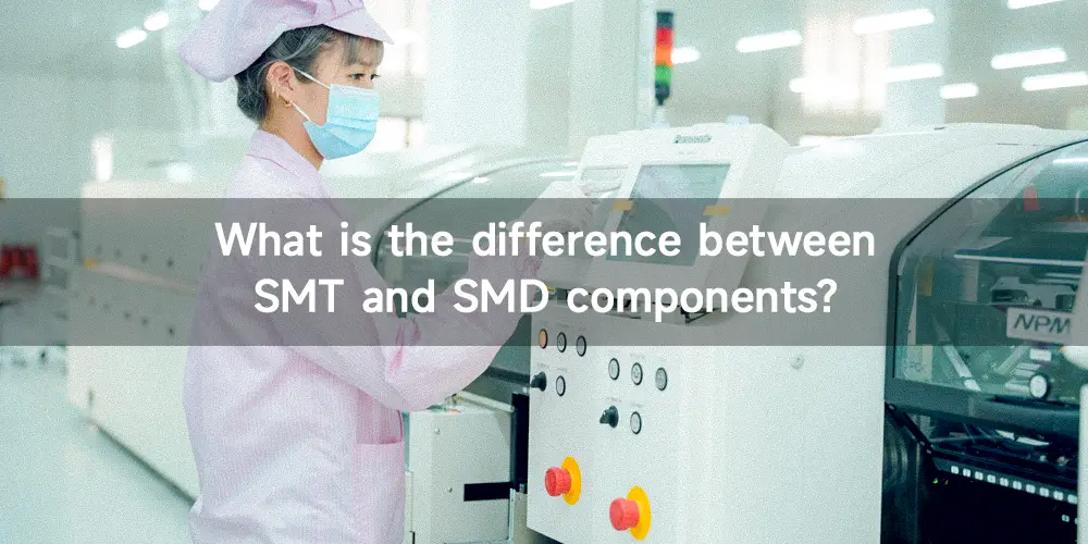 What is the difference between SMT and SMD components