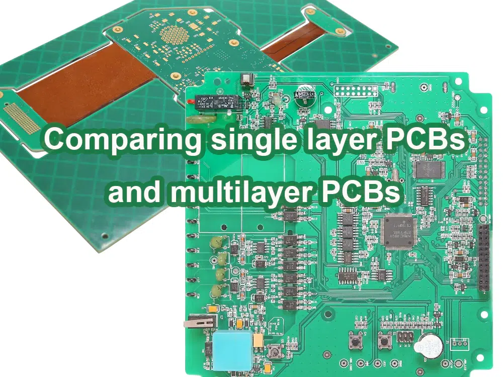 Comparing single layer PCBs and multilayer PCBs