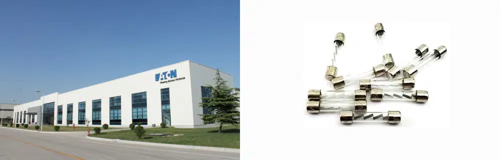 Bussmann Fuses products are manufactured by Eaton Corporation.