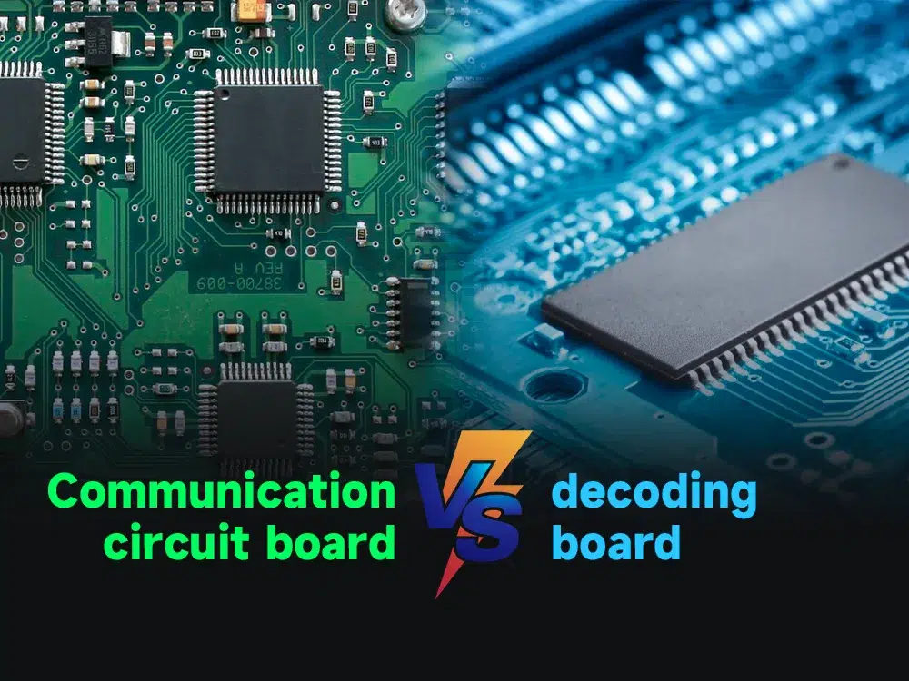 Communication circuit board vs decoding board