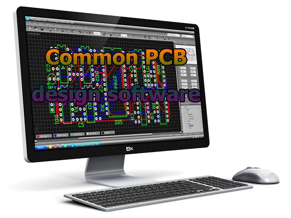 Common PCB design software