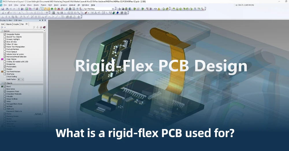 What is a rigid-flex PCB used for?